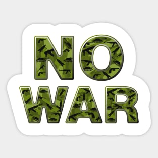 No war Sticker